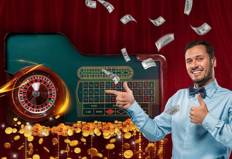 Antarmuka permainan Dragon Fishing di obl toto menampilkan ikan, senjata, dan indikator saldo