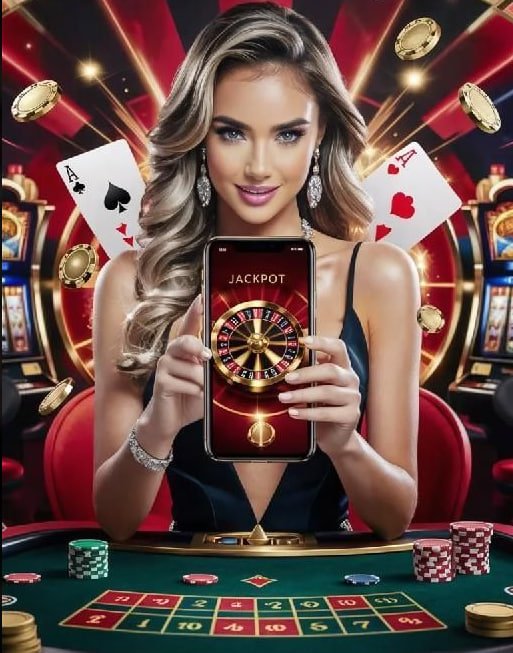 Studio live dealer dengan dealer dan peralatan kasino standar di obl toto
